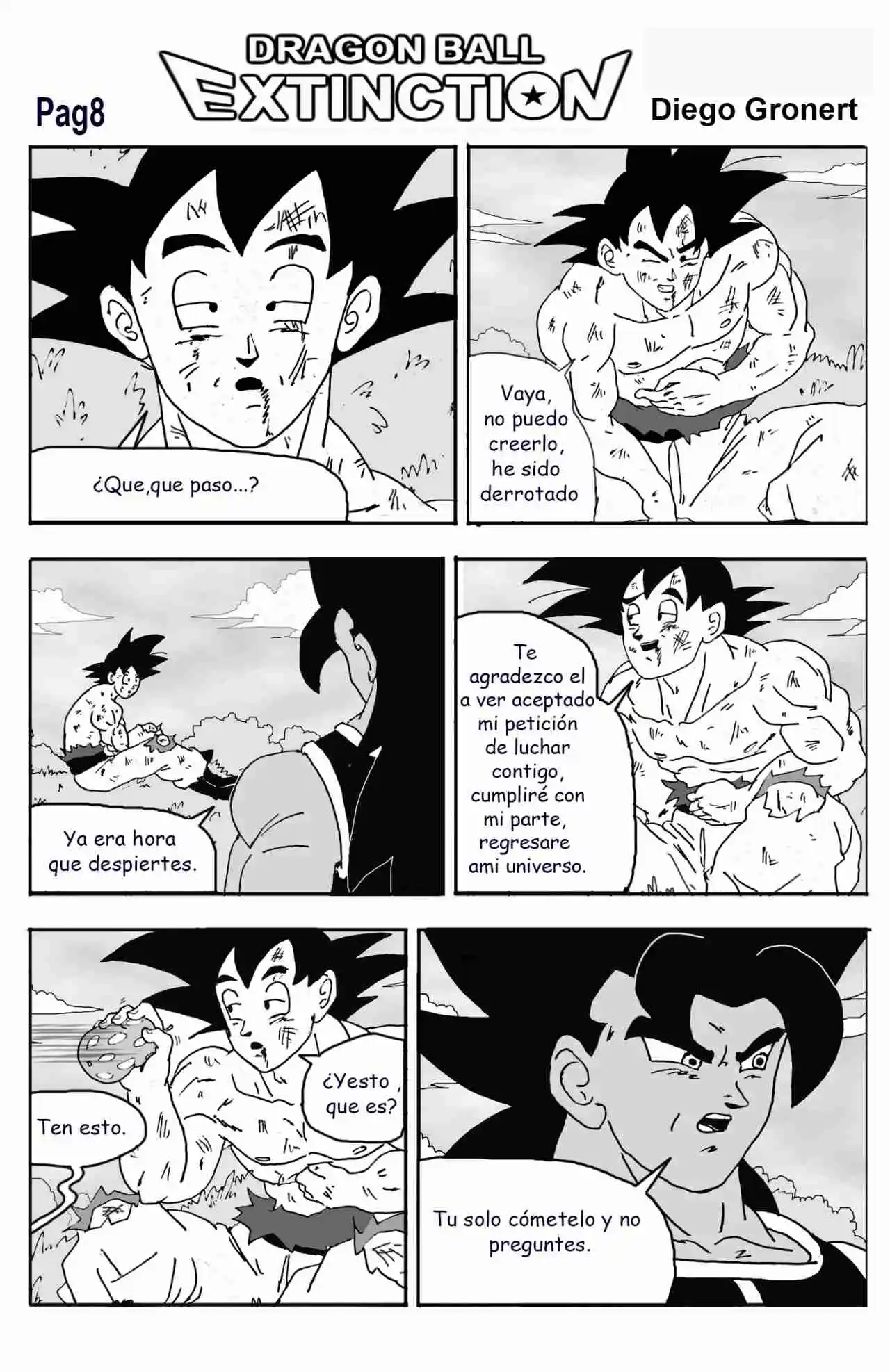 DragonBall Extinction capítulo 1, página 10