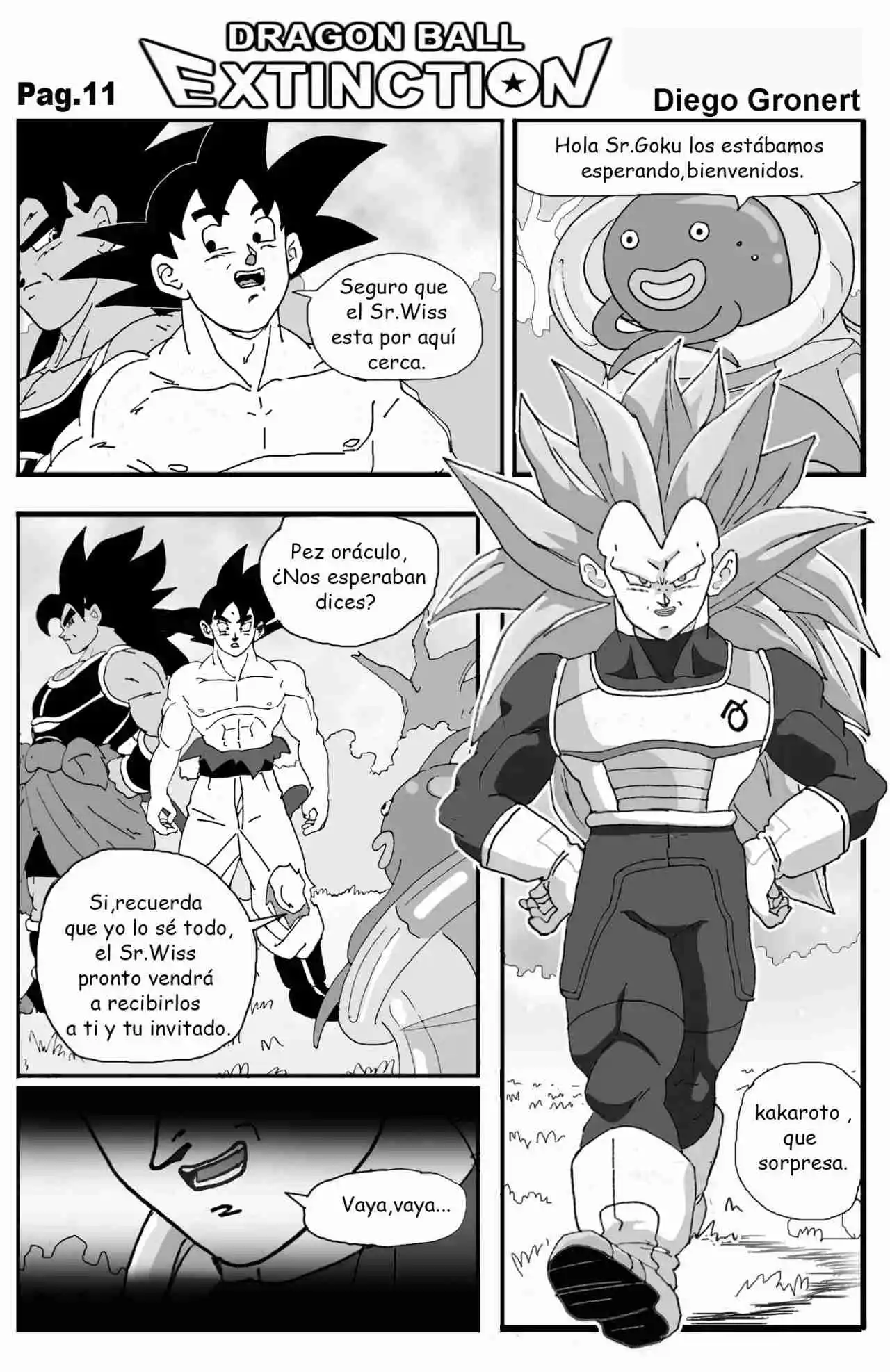 DragonBall Extinction capítulo 1, página 13
