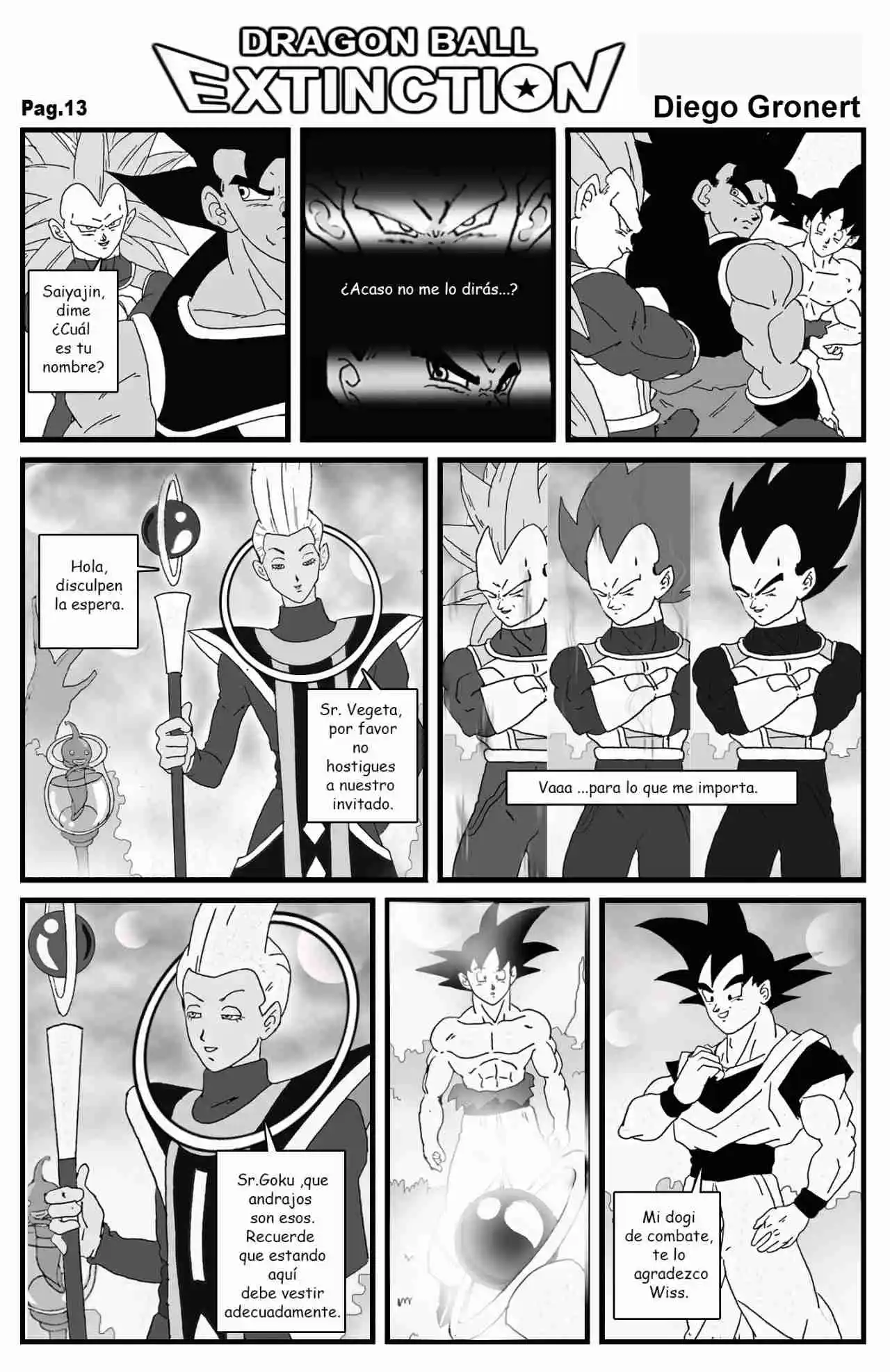 DragonBall Extinction capítulo 1, página 15