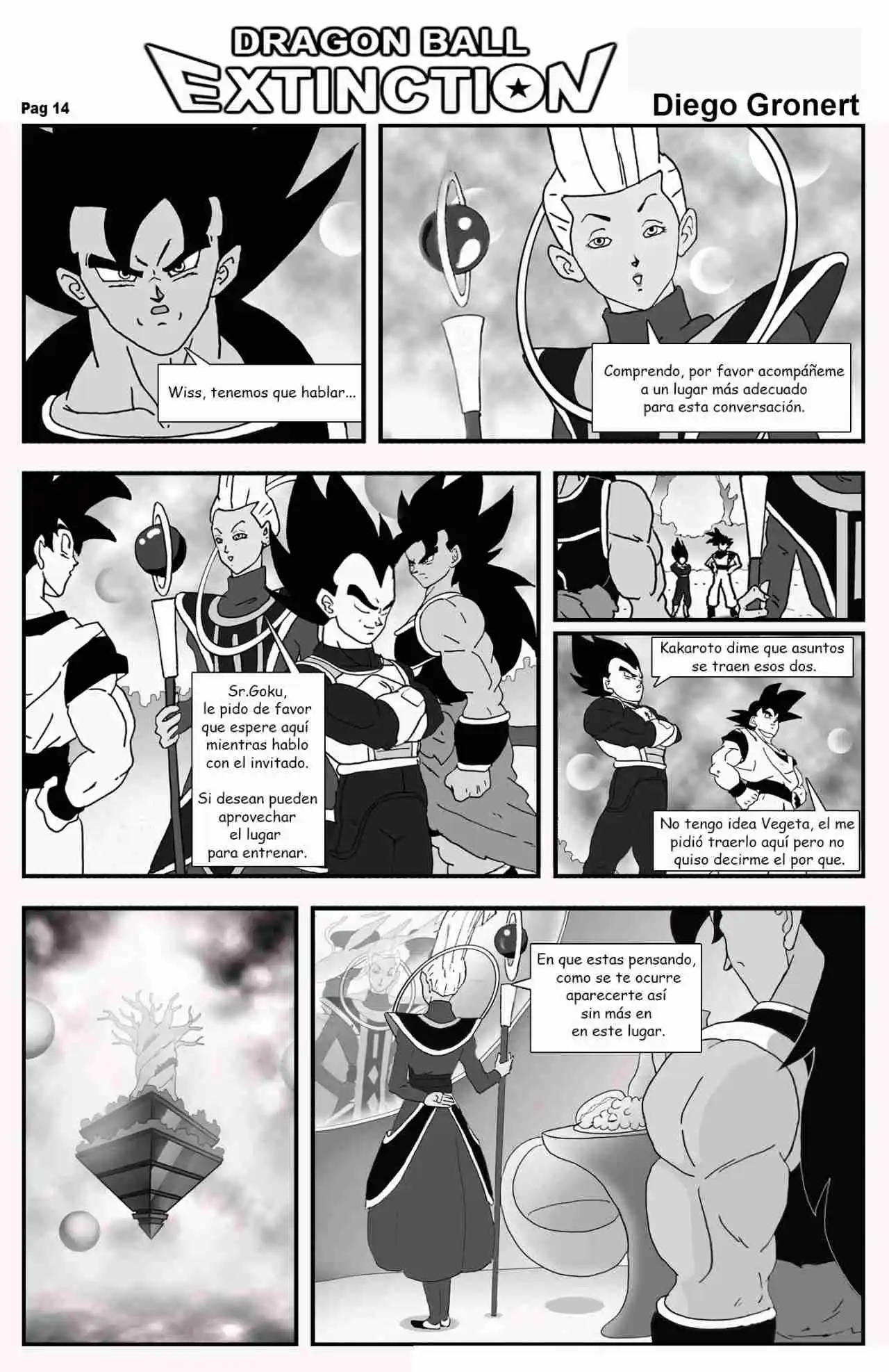 DragonBall Extinction capítulo 1, página 16
