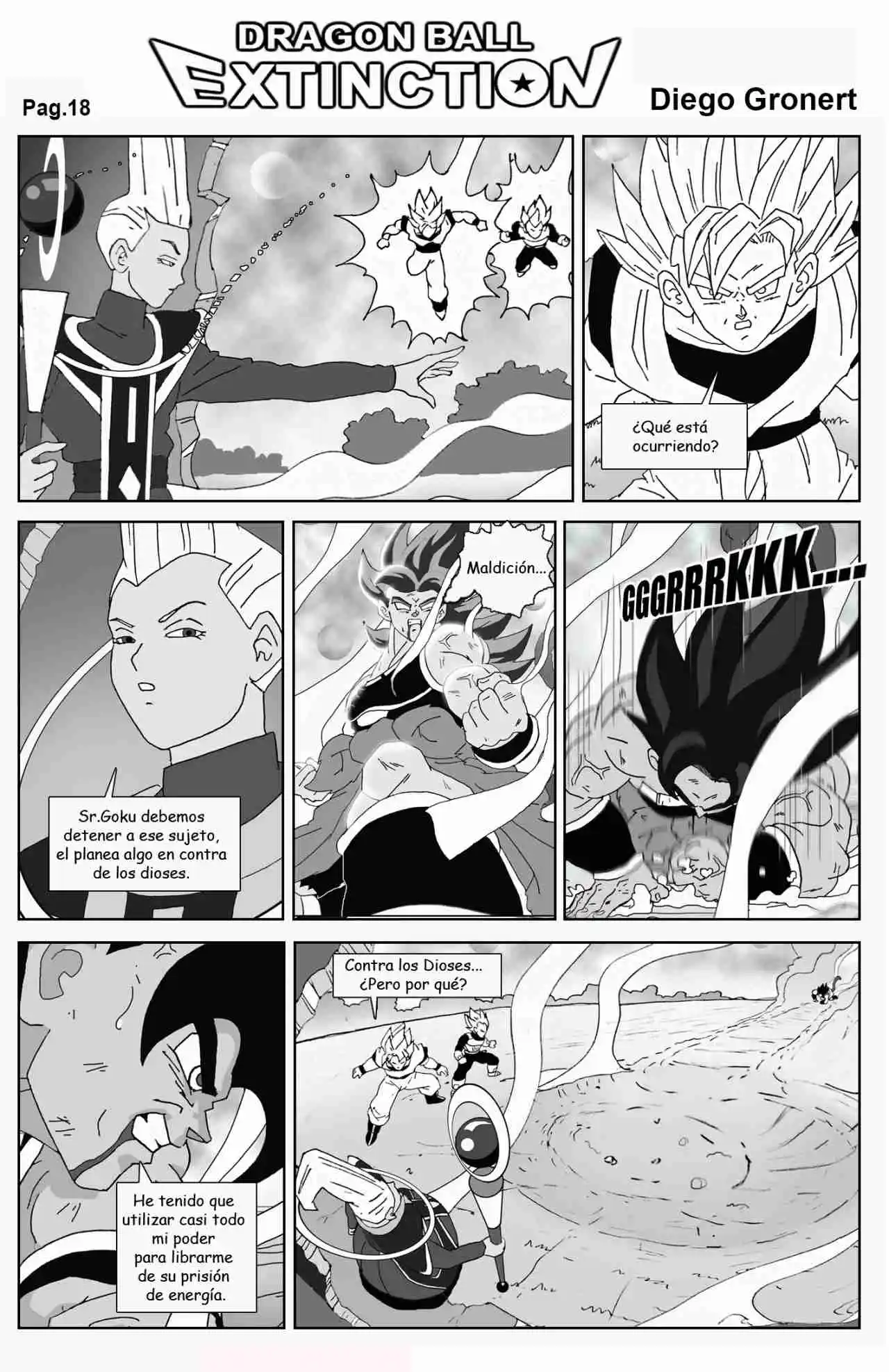 DragonBall Extinction capítulo 1, página 20