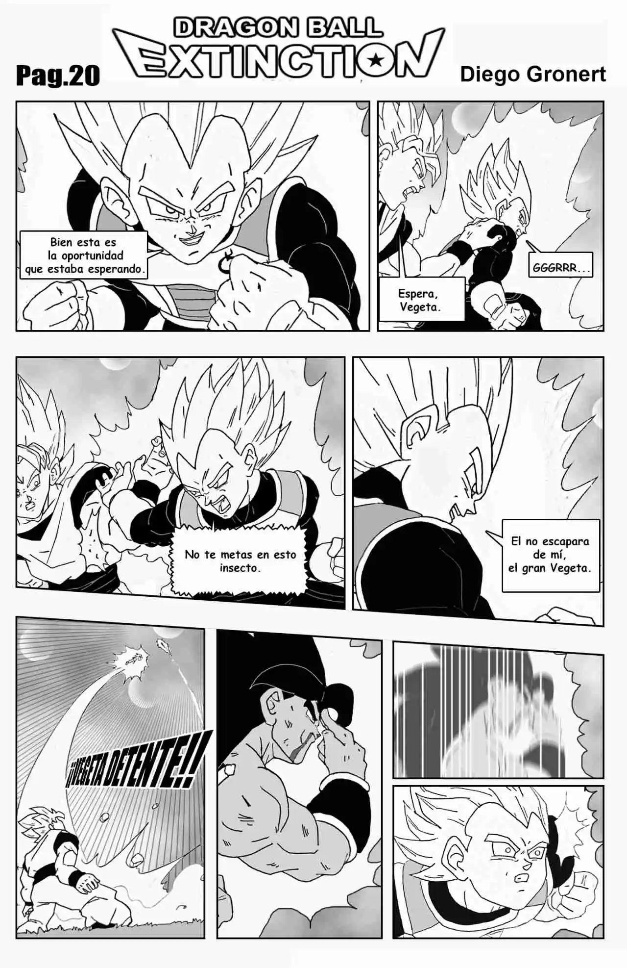 DragonBall Extinction capítulo 1, página 22