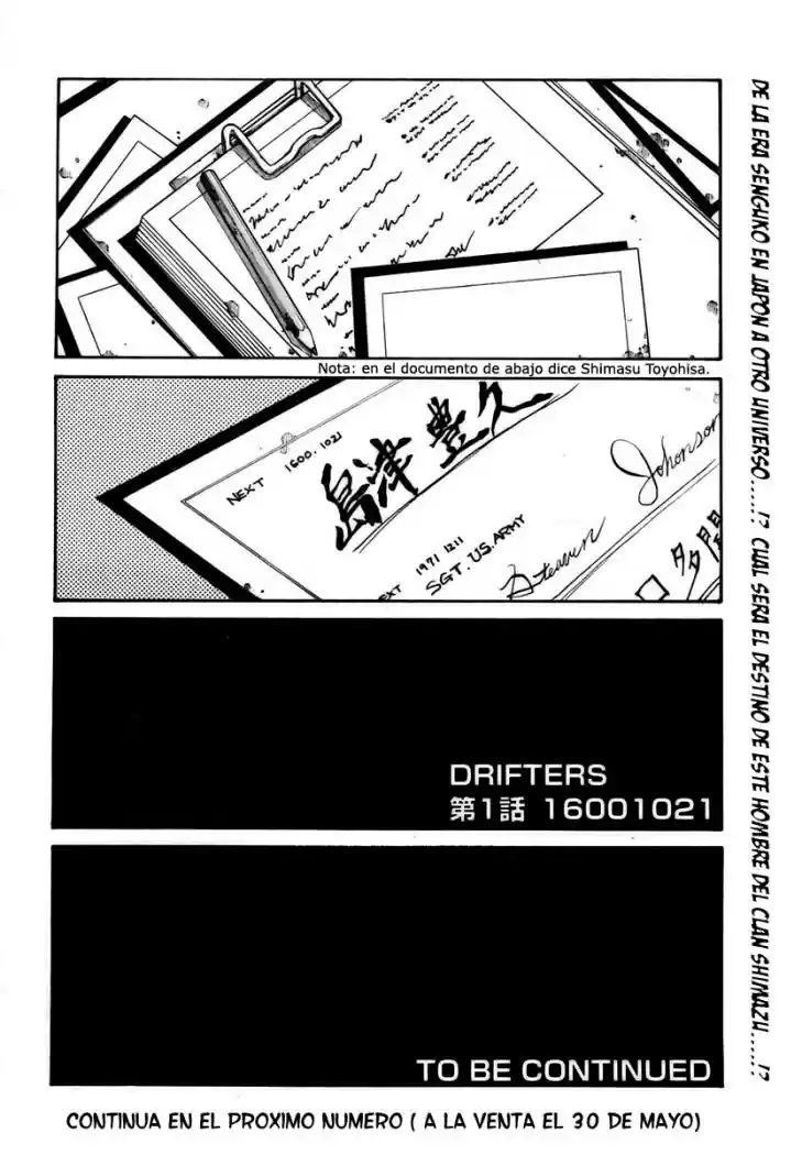 Drifters capítulo 1, página 21