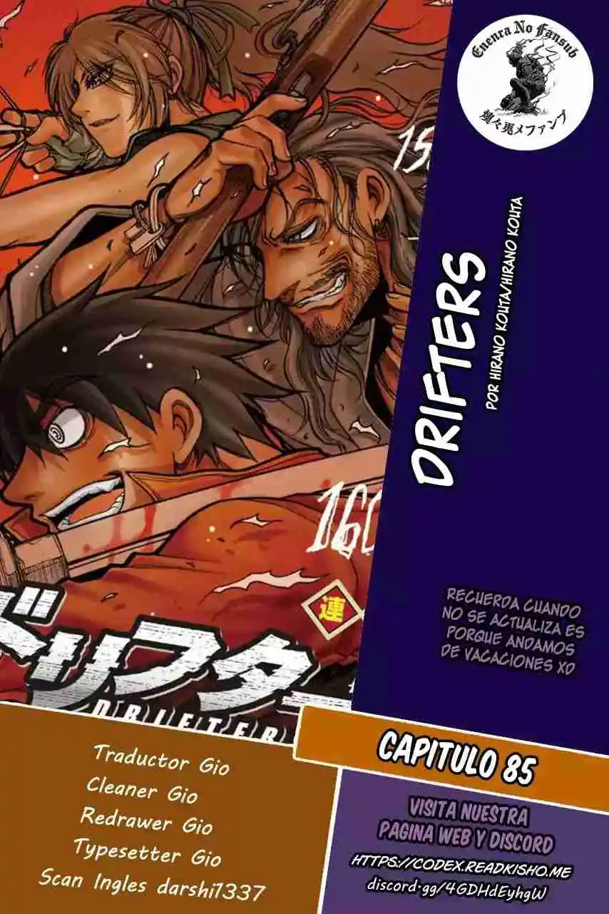 Drifters capítulo 87, página 1