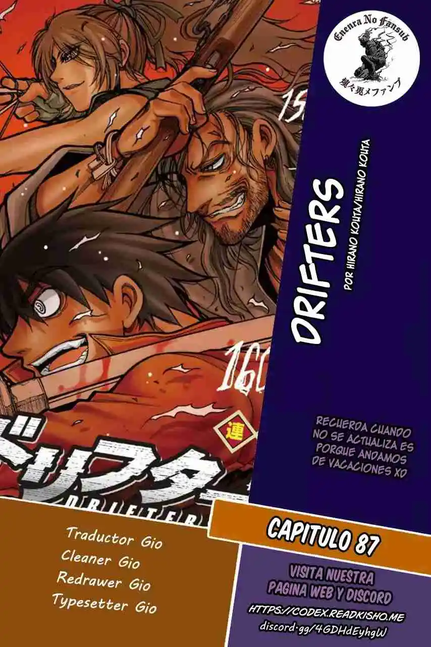 Drifters capítulo 89, página 1
