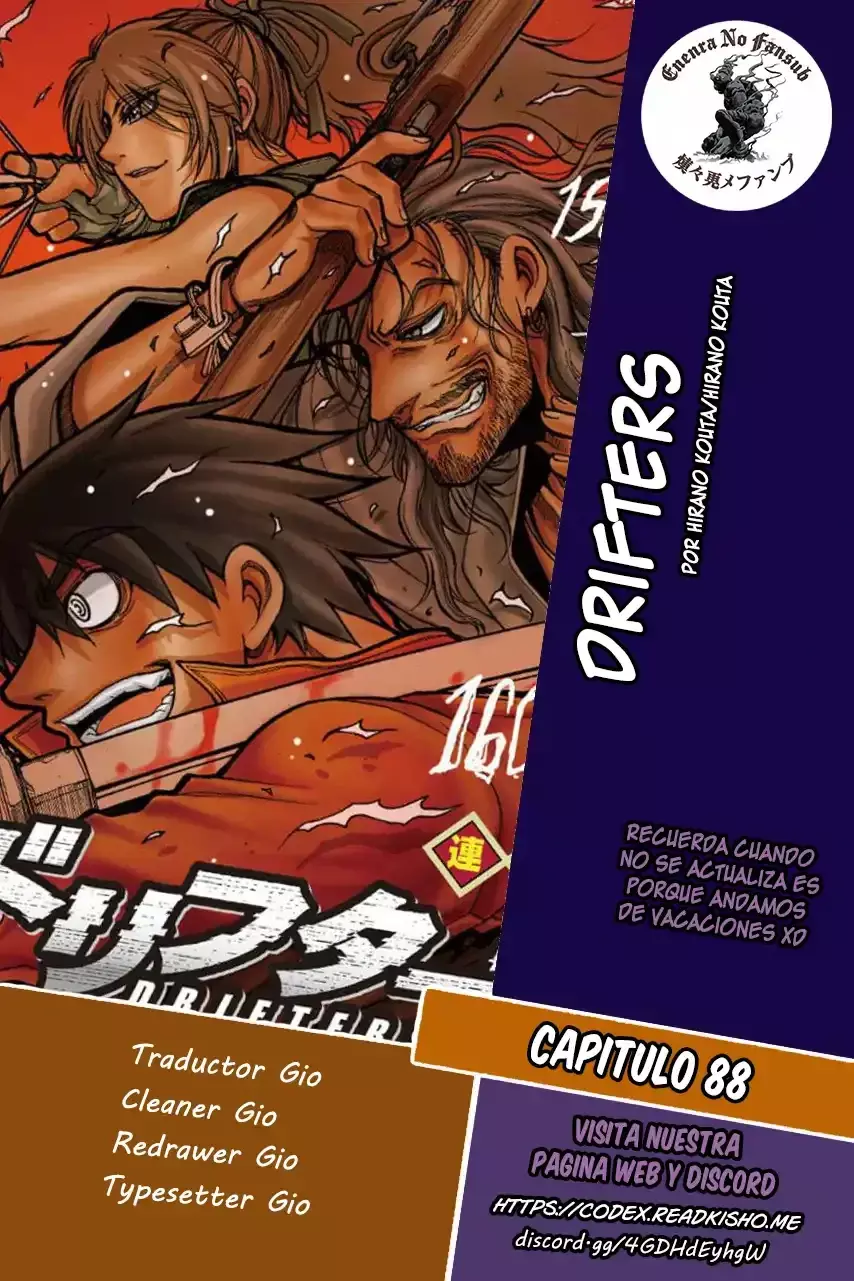Drifters capítulo 90, página 1