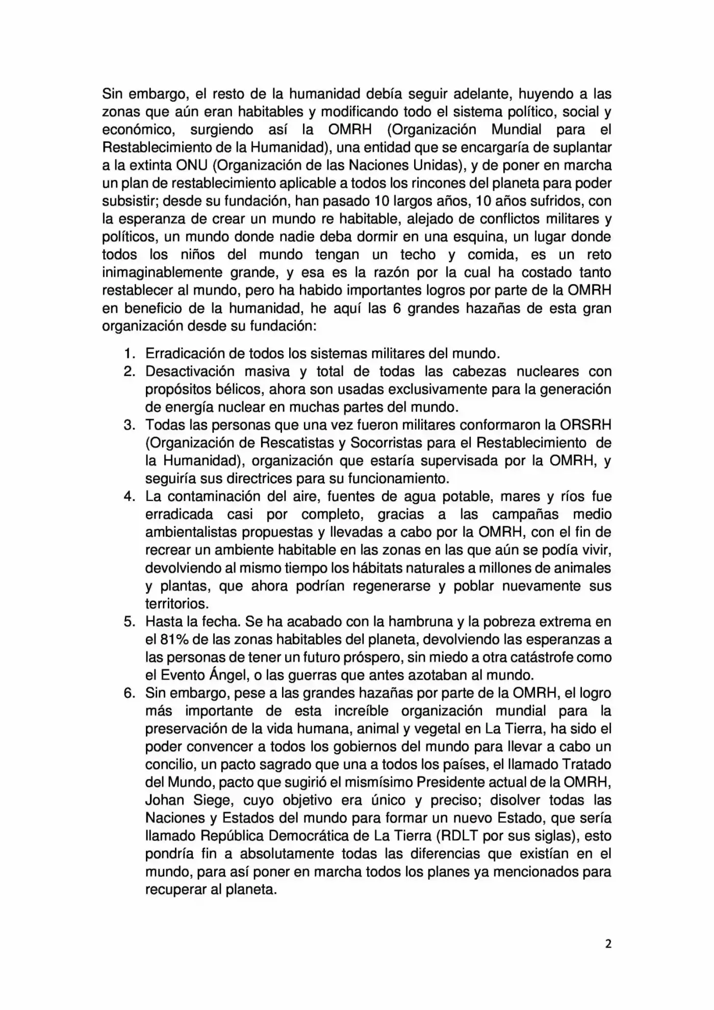 El Prototipo capítulo 0, página 2
