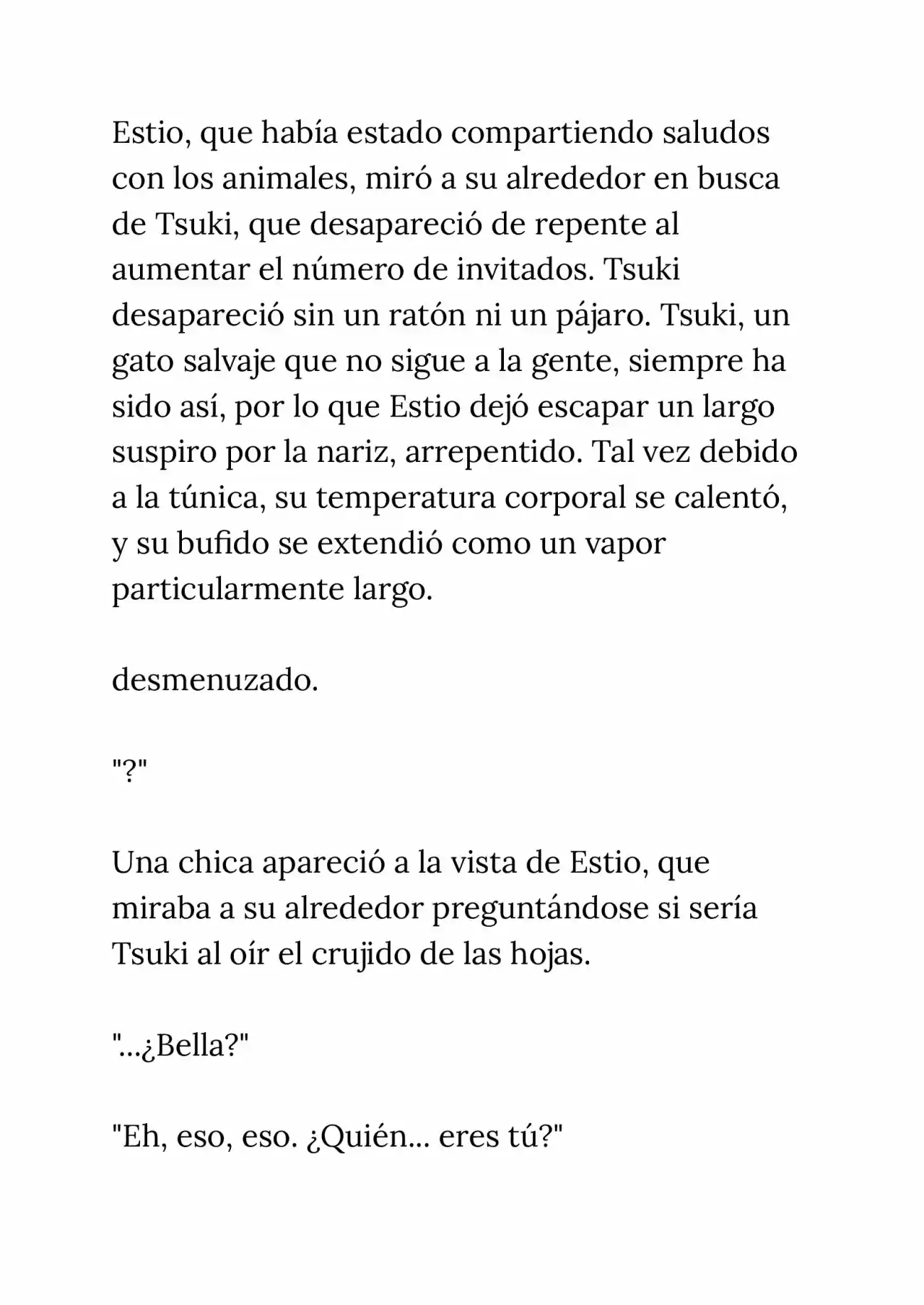 Estio (Novela) capítulo 2, página 7