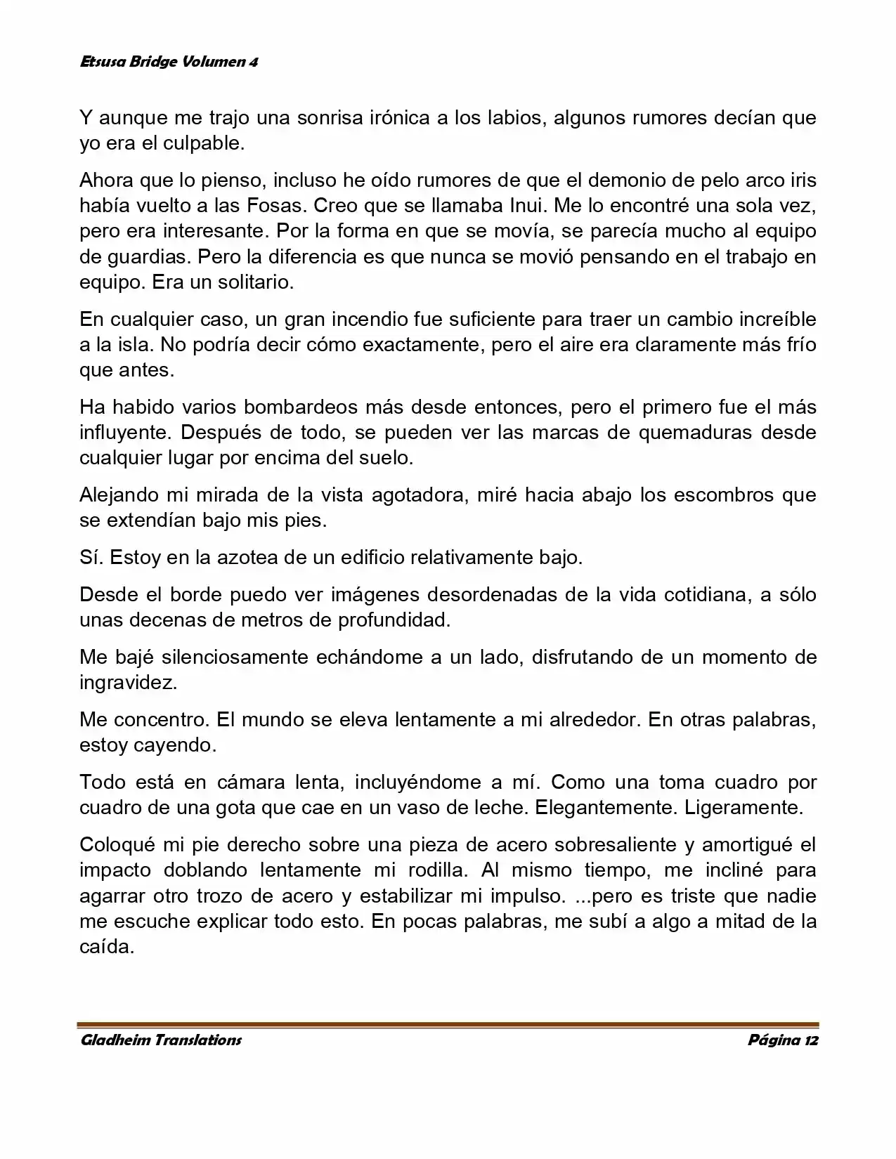 Etsusa Bridge (Novela) capítulo 21, página 12