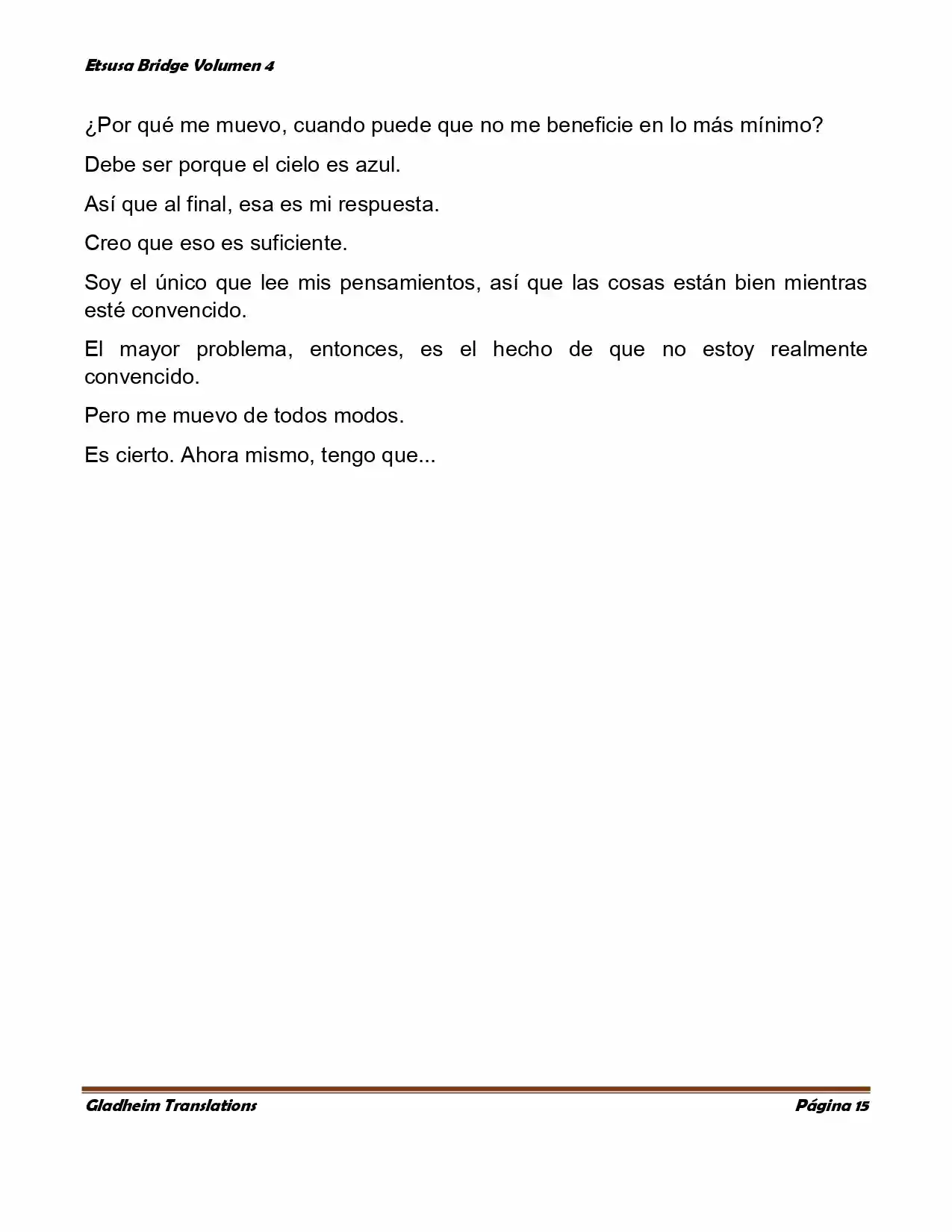 Etsusa Bridge (Novela) capítulo 21, página 15