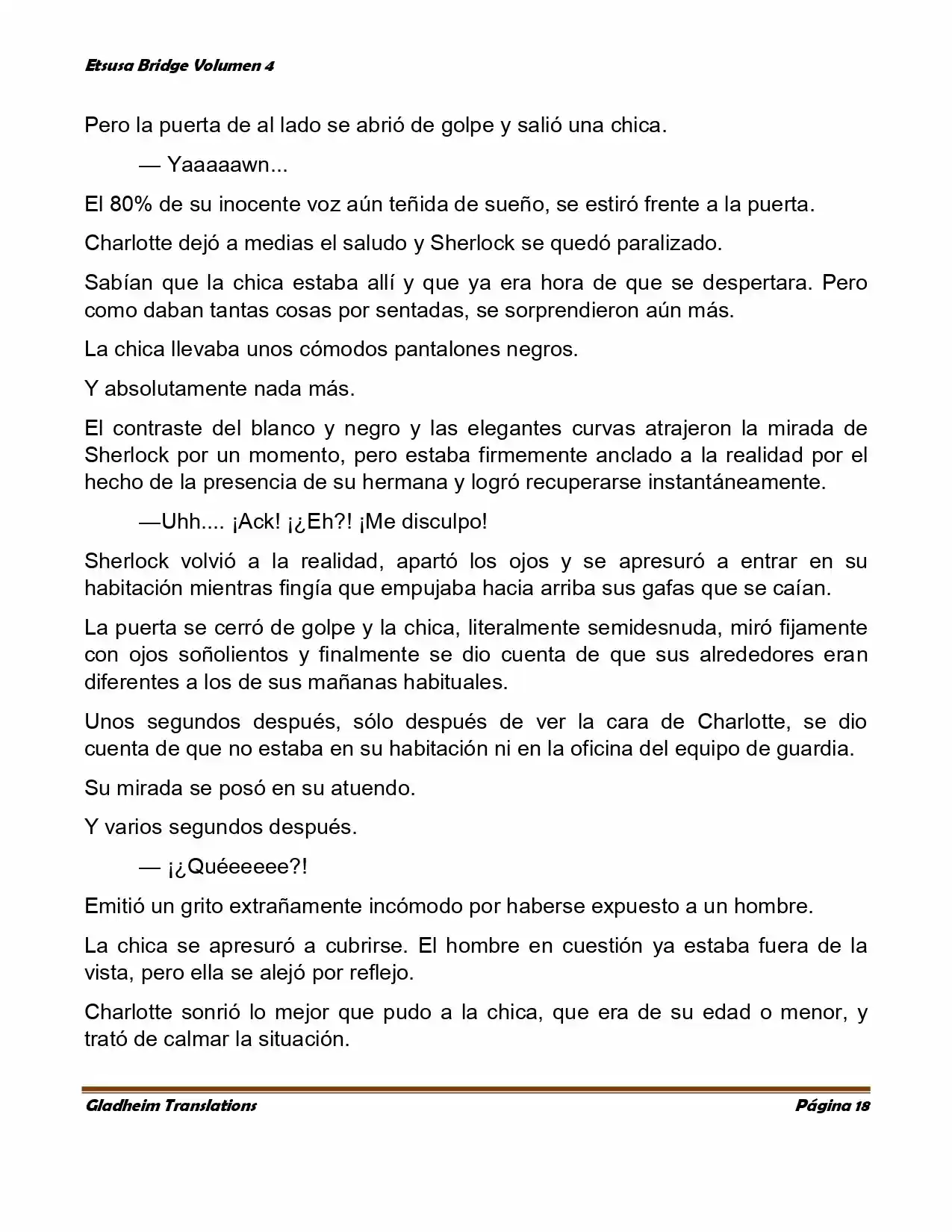 Etsusa Bridge (Novela) capítulo 21, página 18