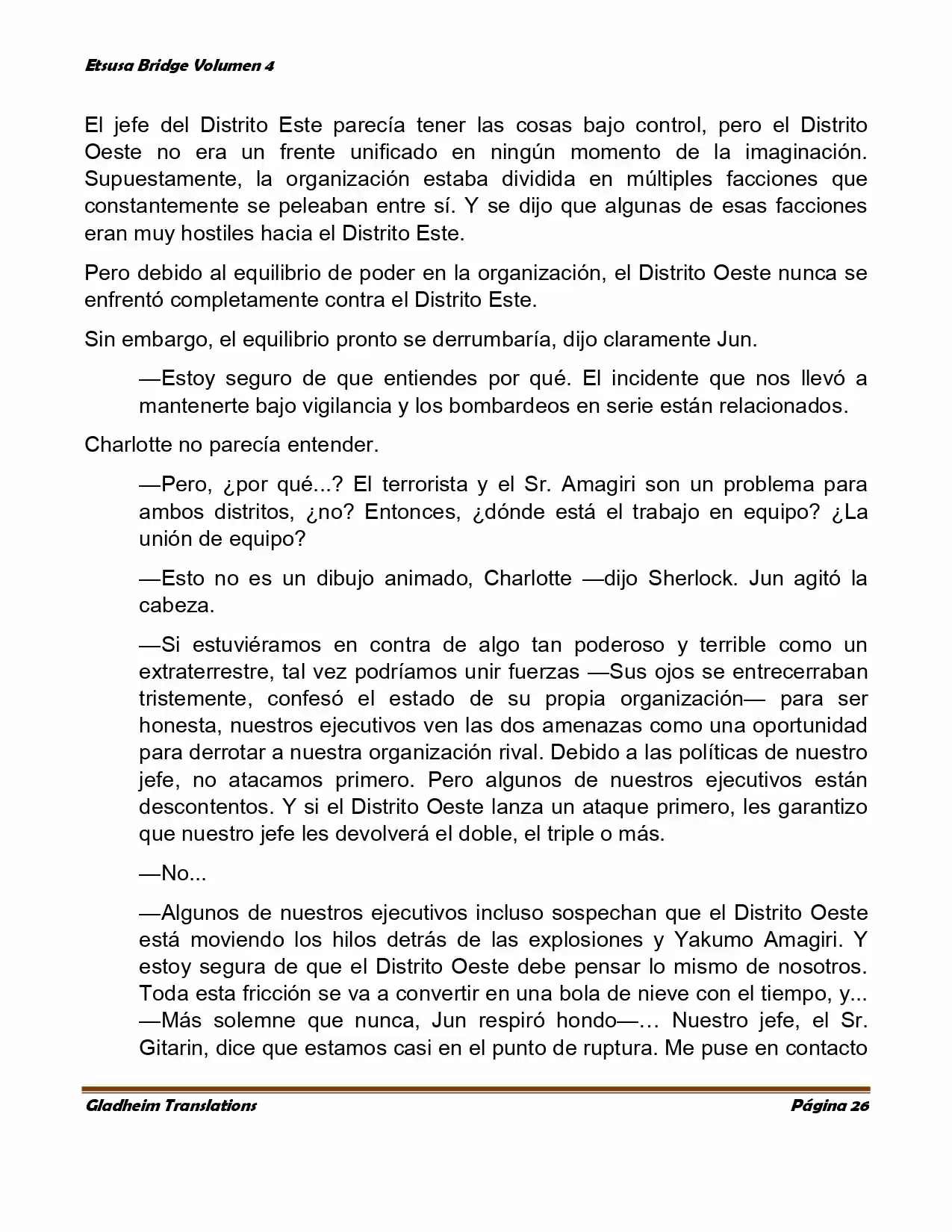 Etsusa Bridge (Novela) capítulo 21, página 26