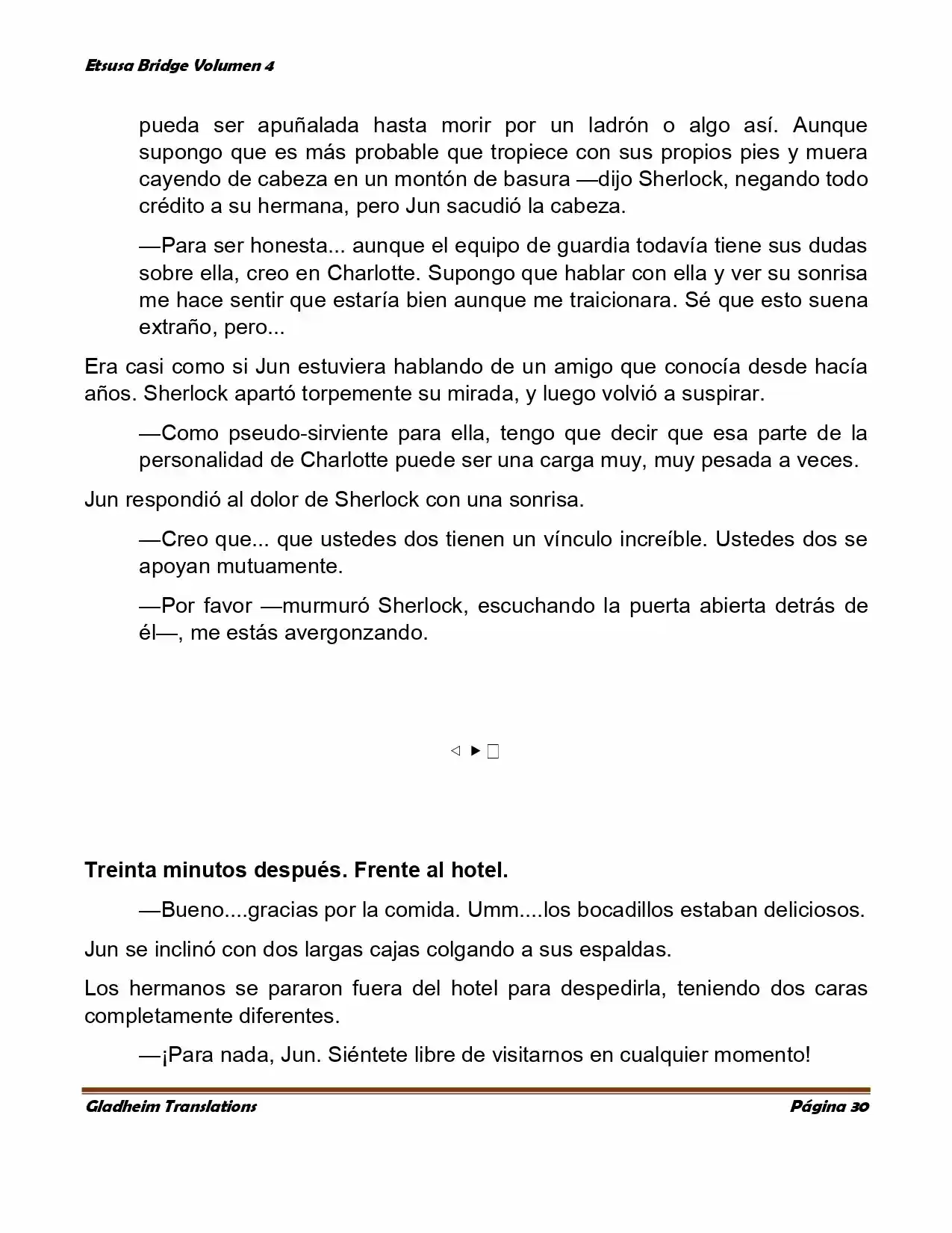 Etsusa Bridge (Novela) capítulo 21, página 30