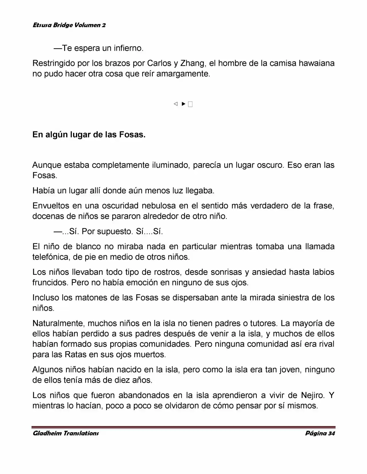 Etsusa Bridge (Novela) capítulo 8, página 34