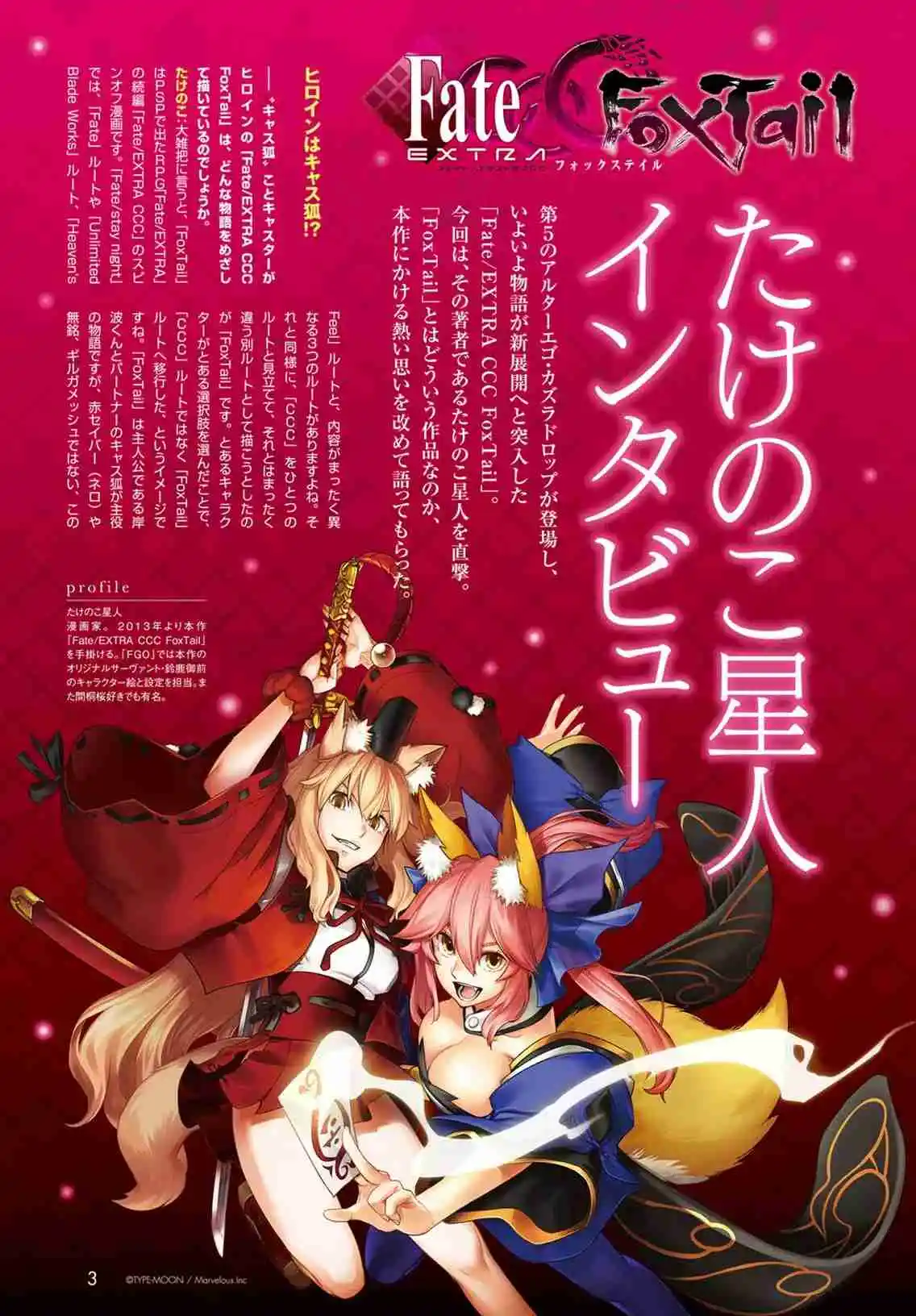 Fate Extra CCC Fox Tail capítulo 45, página 3