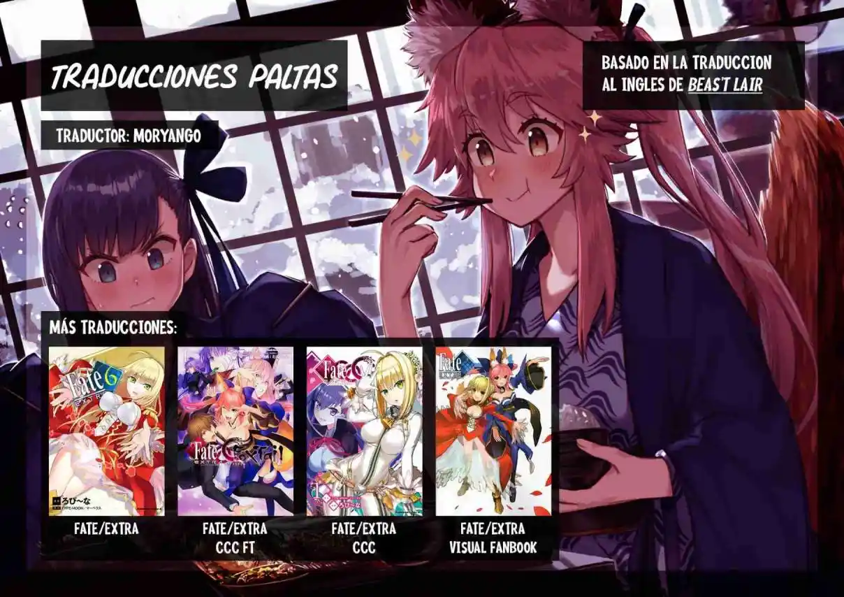Fate Extra CCC Fox Tail capítulo 59, página 20