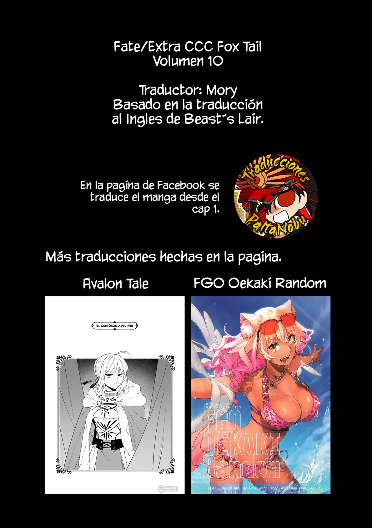 Fate Extra CCC Fox Tail capítulo 69, página 33