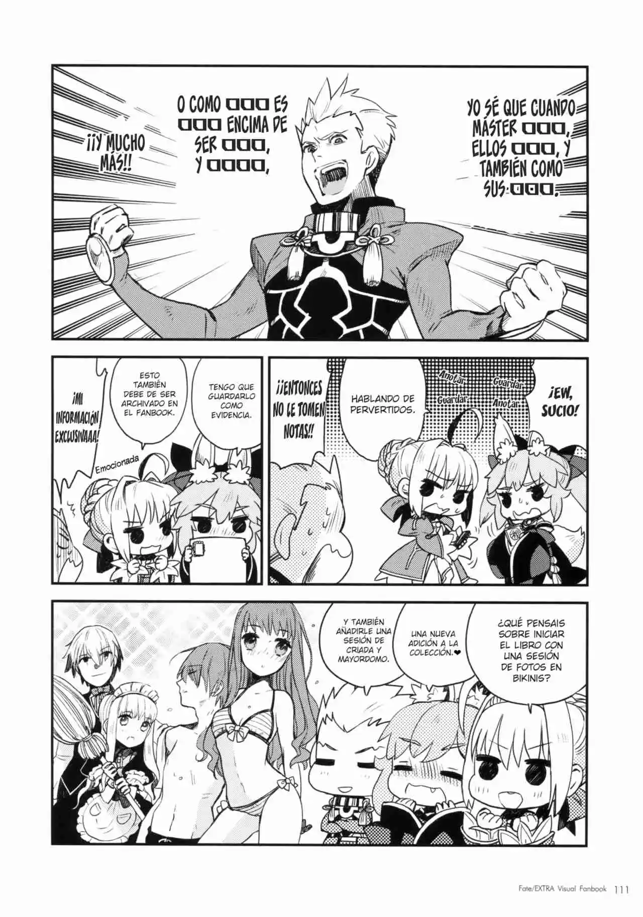 Fate/Extra Fanbook capítulo 1, página 5