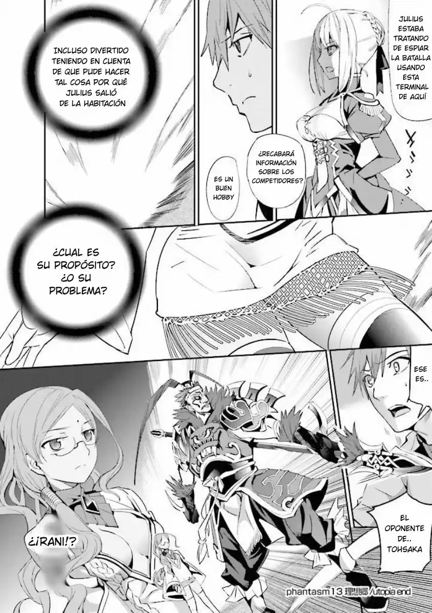 Fate/Extra capítulo 13, página 28