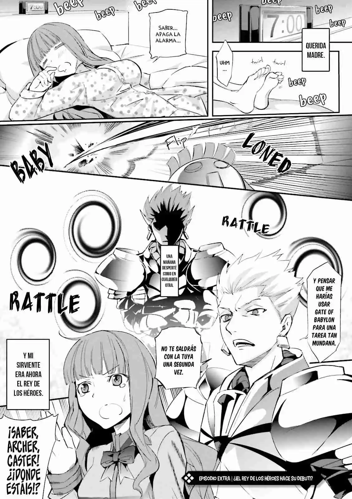 Fate/Extra capítulo 17.50, página 1