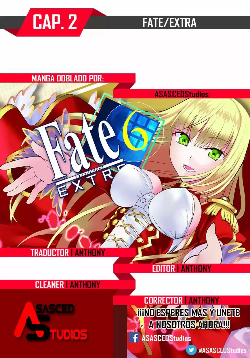 Fate/Extra capítulo 2, página 1