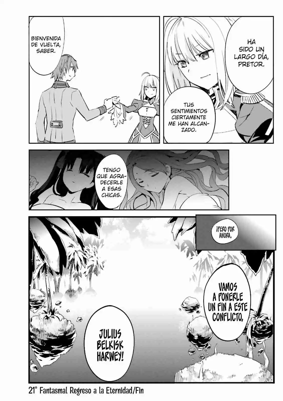 Fate/Extra capítulo 21, página 23