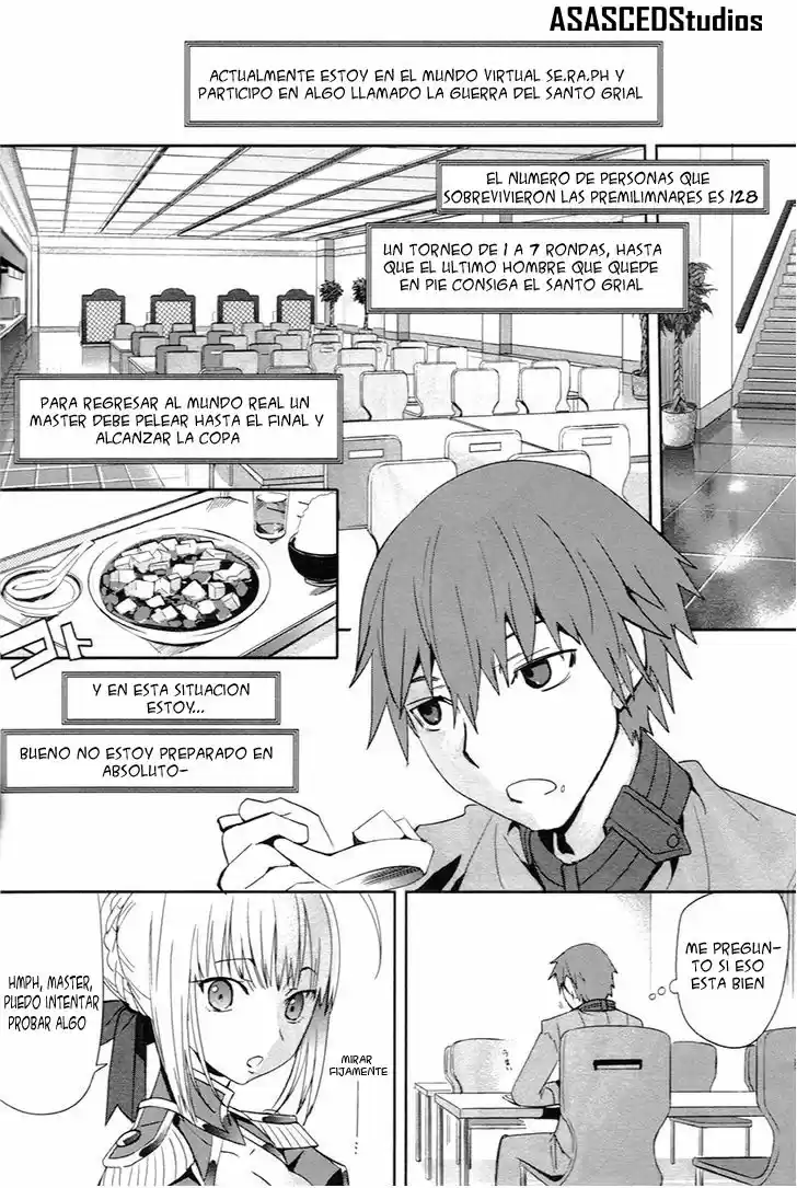 Fate/Extra capítulo 3, página 3