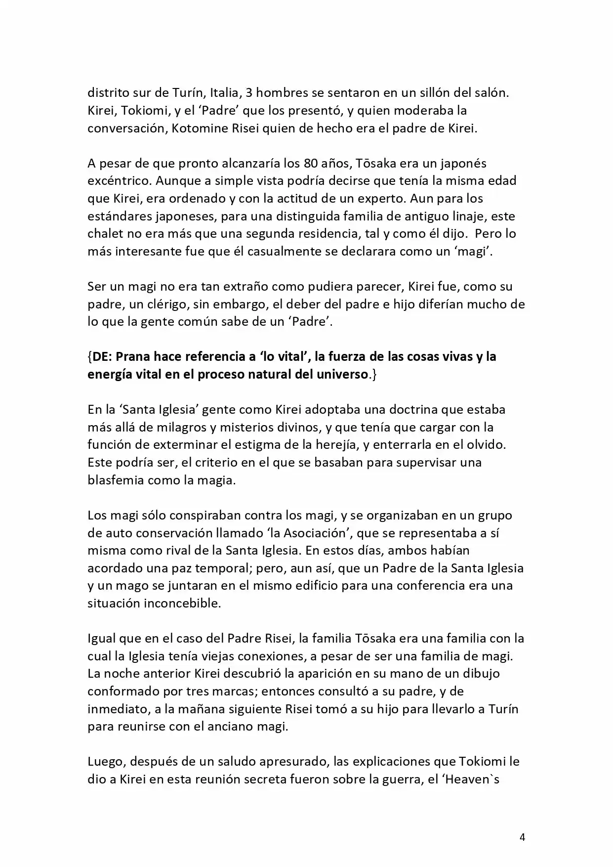Fate Zero Novela capítulo 0.20, página 5