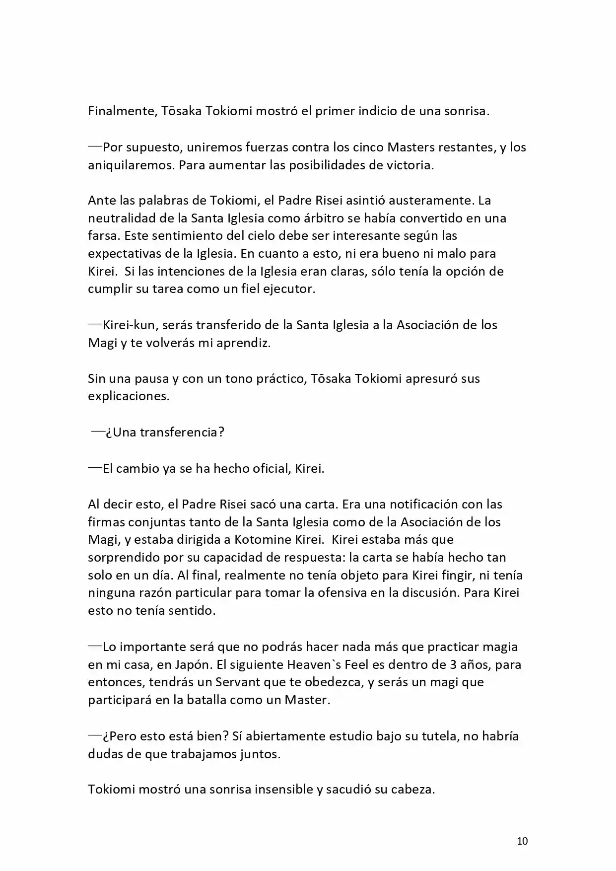 Fate Zero Novela capítulo 0.20, página 11