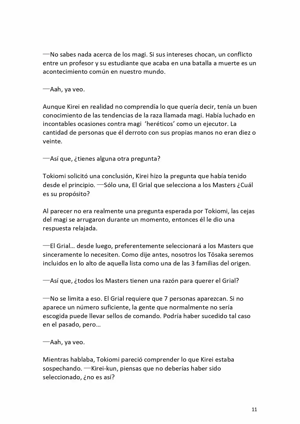 Fate Zero Novela capítulo 0.20, página 12