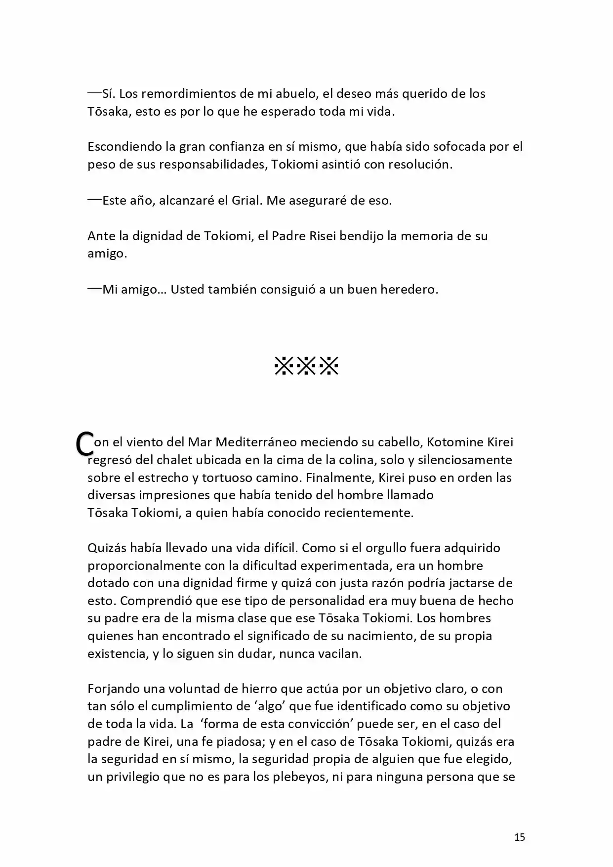 Fate Zero Novela capítulo 0.20, página 16