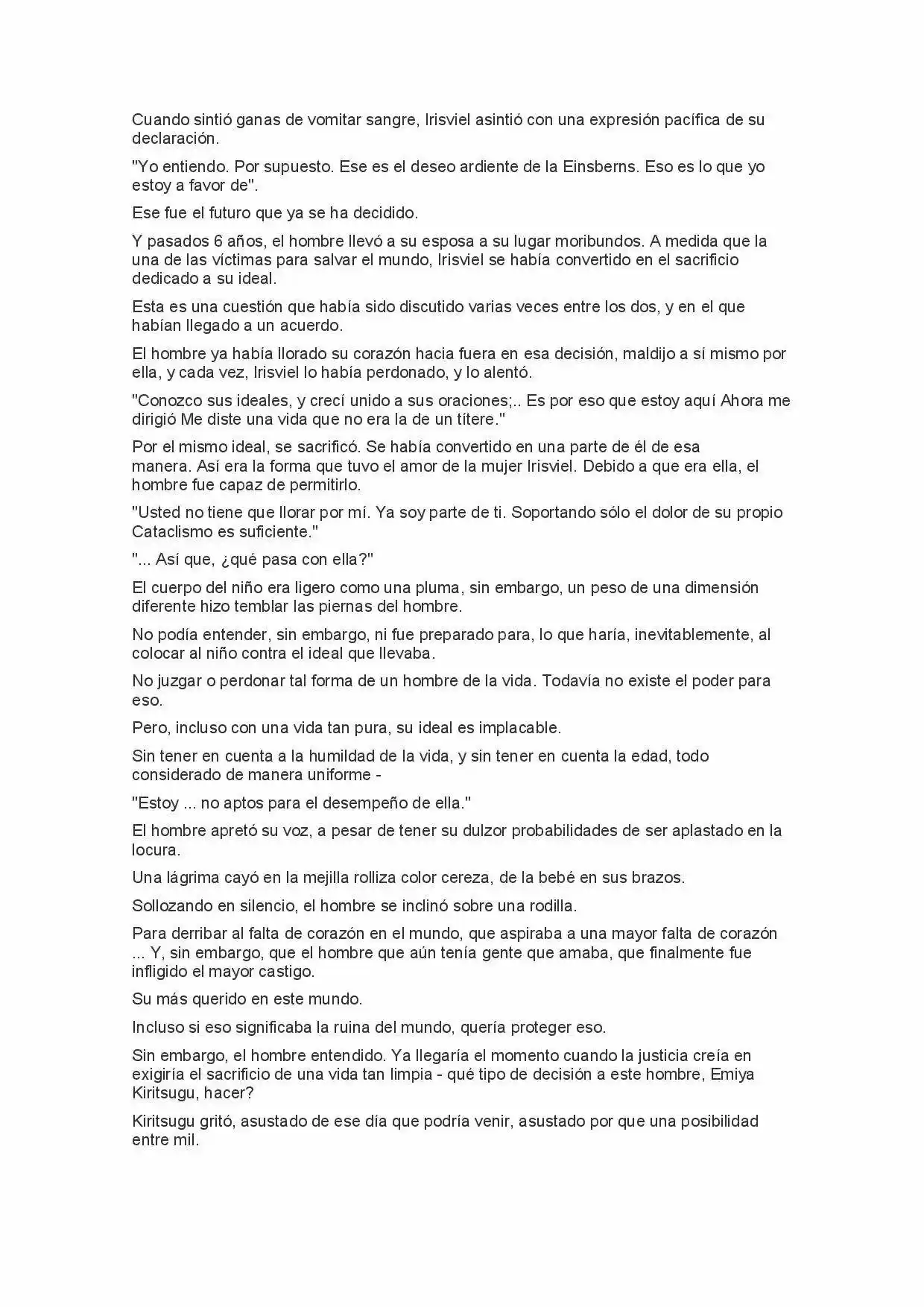 Fate Zero Novela capítulo 1, página 4