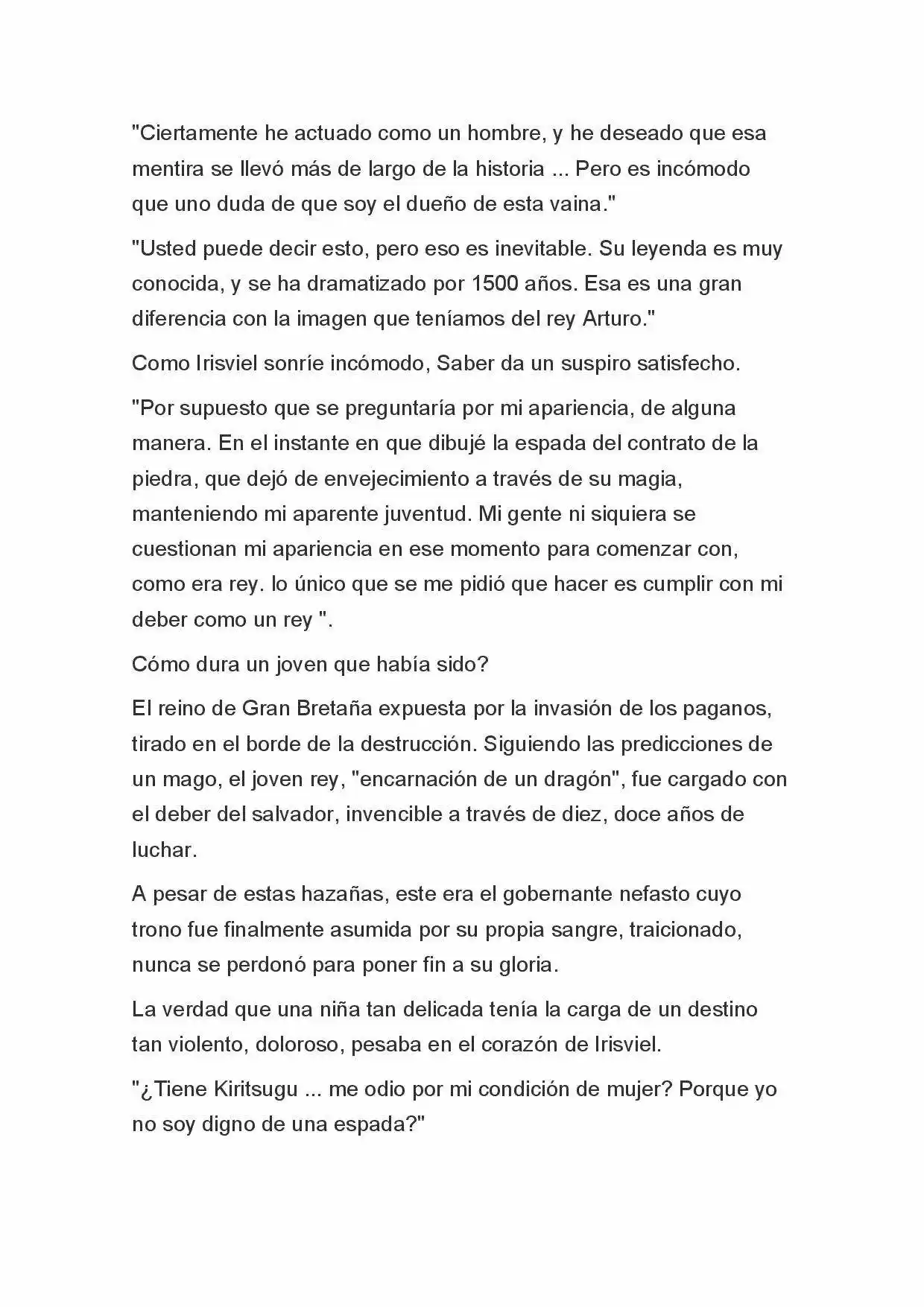 Fate Zero Novela capítulo 10, página 8