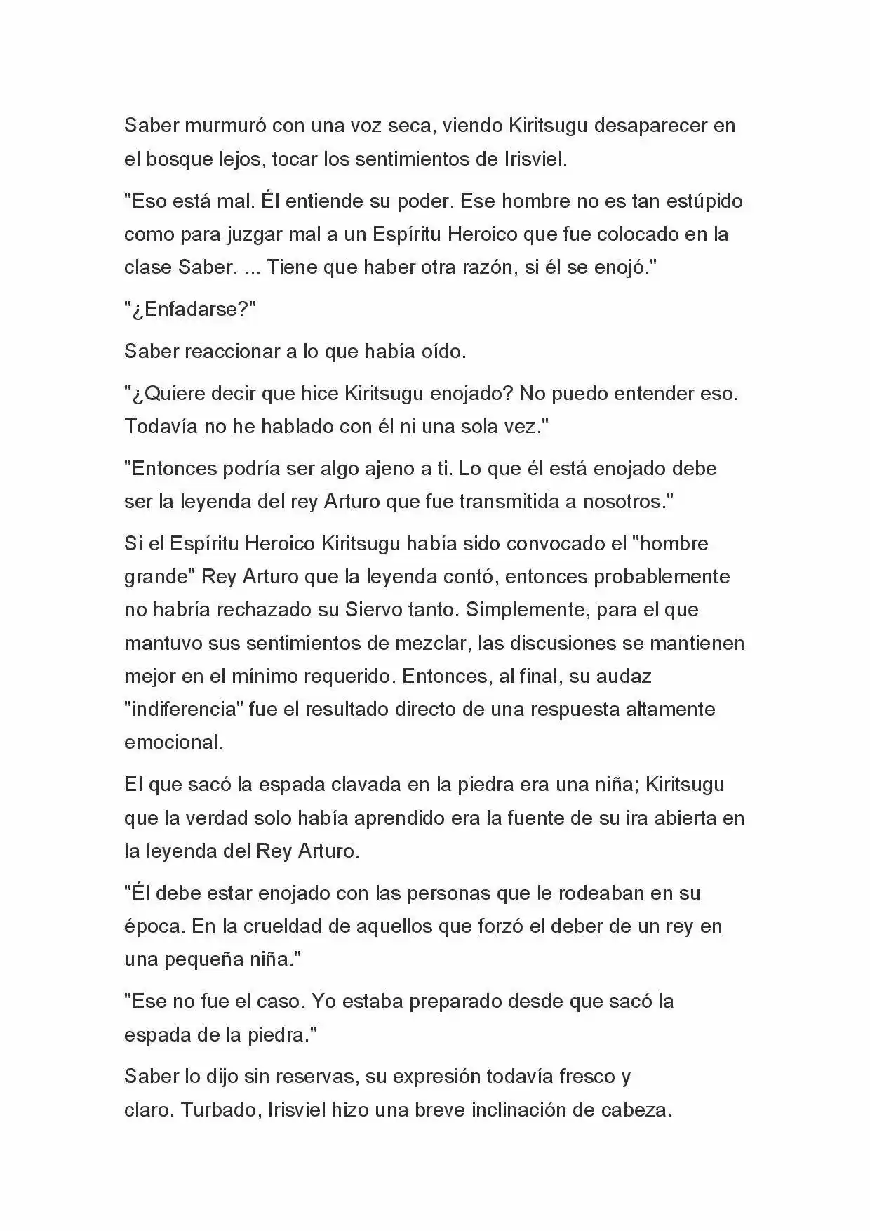 Fate Zero Novela capítulo 10, página 9