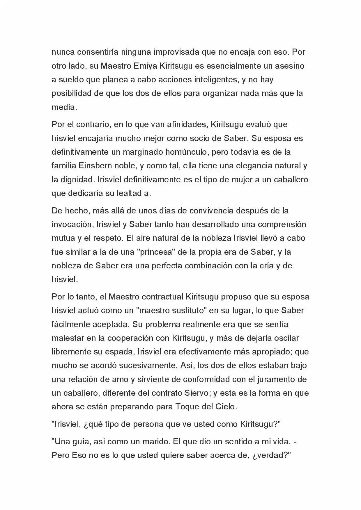 Fate Zero Novela capítulo 10, página 12