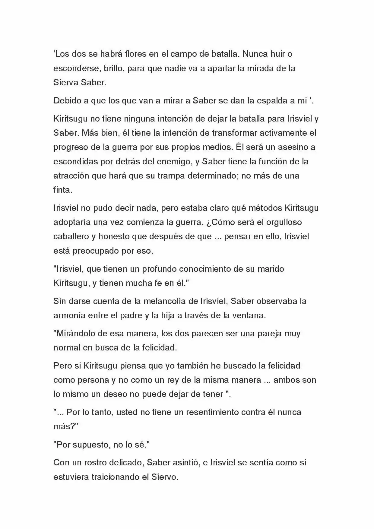 Fate Zero Novela capítulo 10, página 14