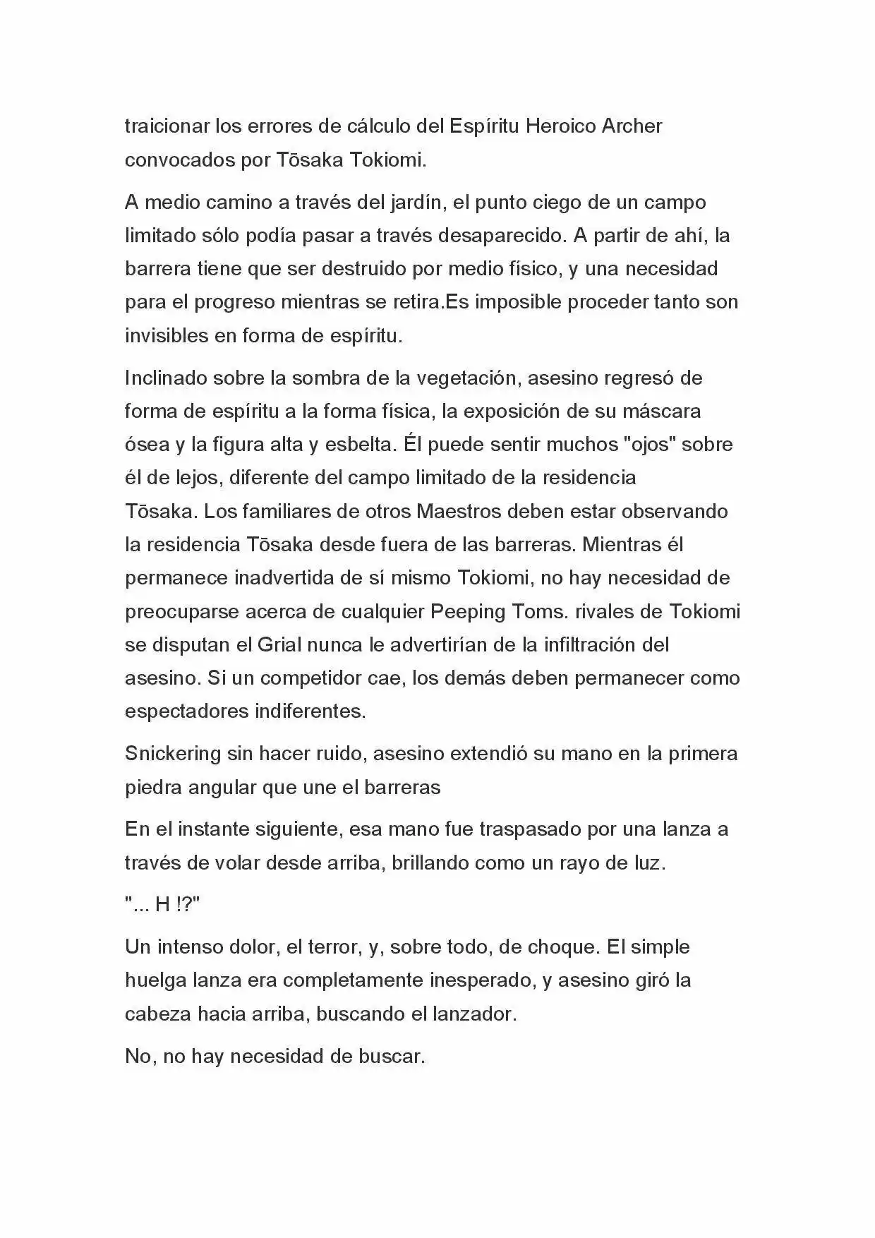 Fate Zero Novela capítulo 12, página 3