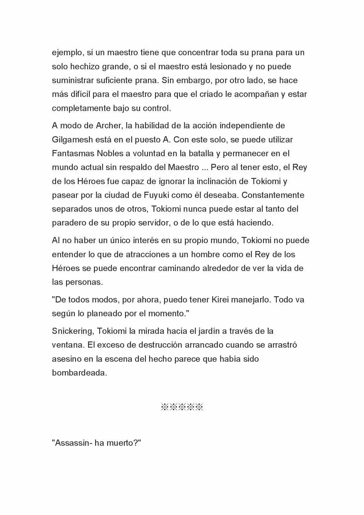 Fate Zero Novela capítulo 12, página 9