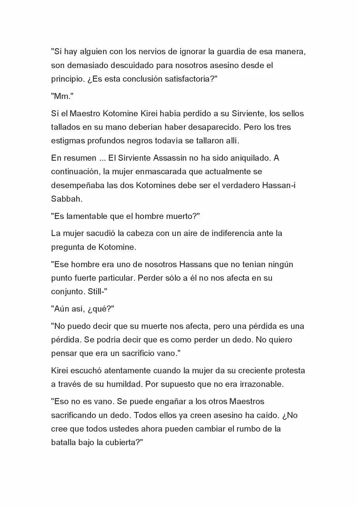Fate Zero Novela capítulo 12, página 20