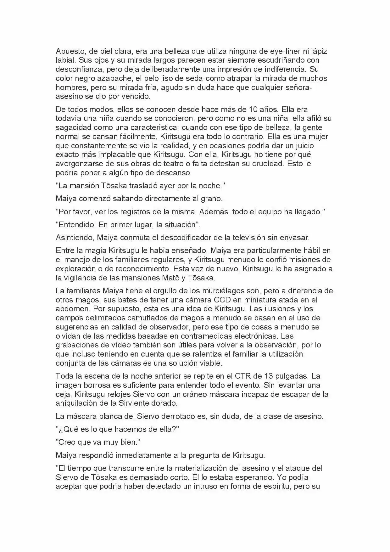 Fate Zero Novela capítulo 13, página 3