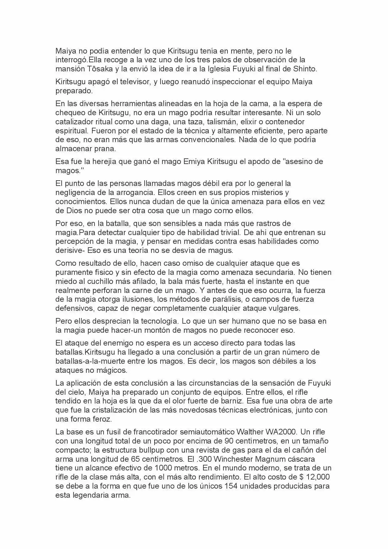 Fate Zero Novela capítulo 13, página 5