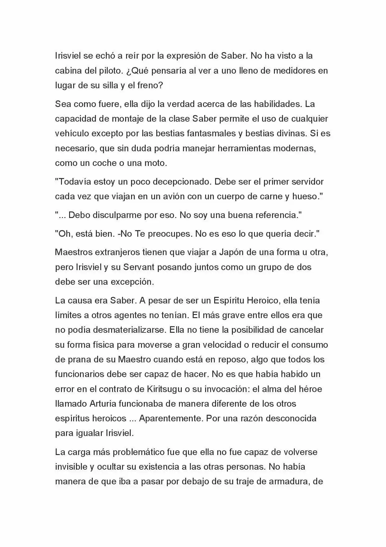 Fate Zero Novela capítulo 14, página 3