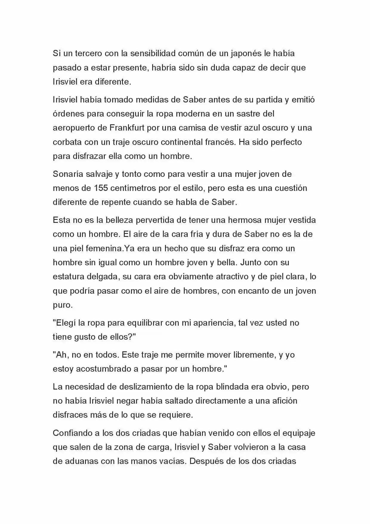 Fate Zero Novela capítulo 14, página 5