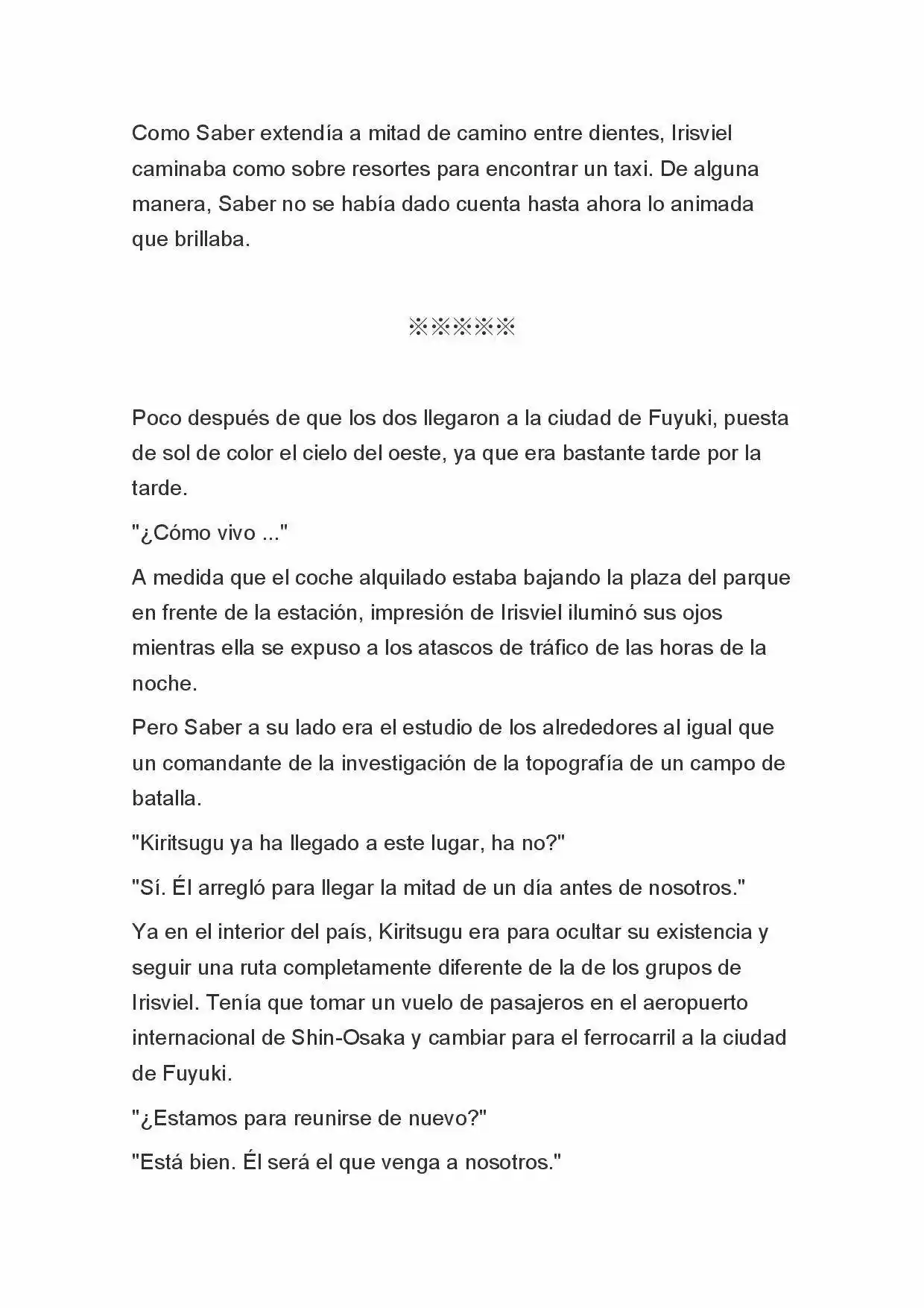 Fate Zero Novela capítulo 14, página 7