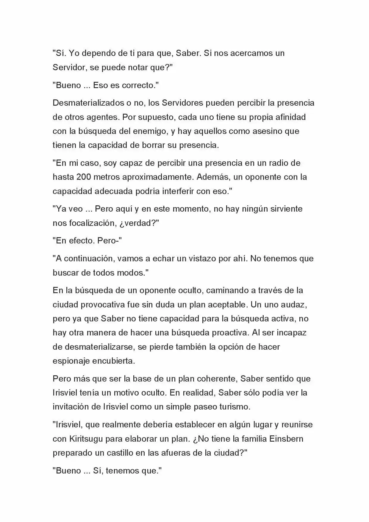 Fate Zero Novela capítulo 14, página 9