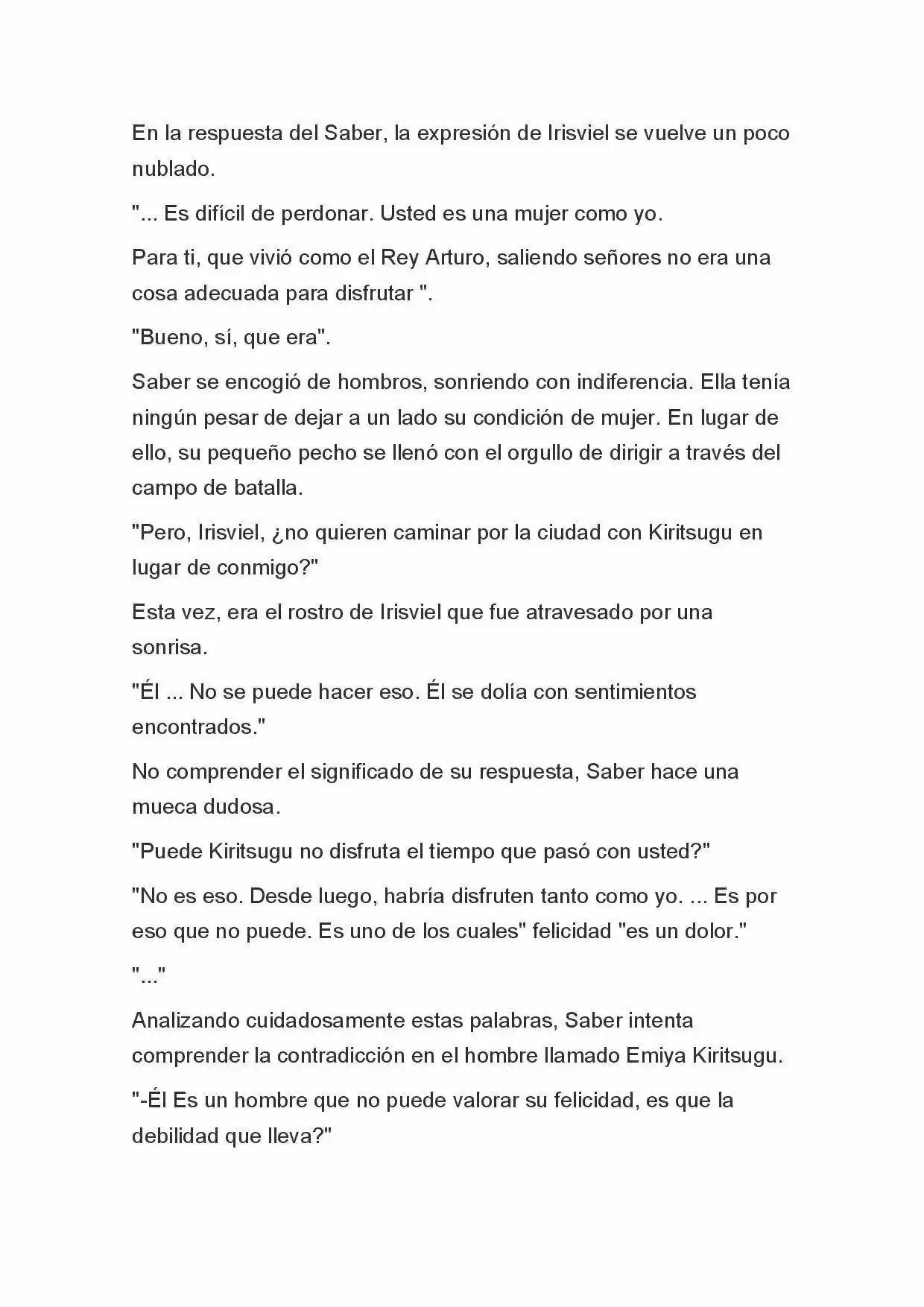 Fate Zero Novela capítulo 14, página 16