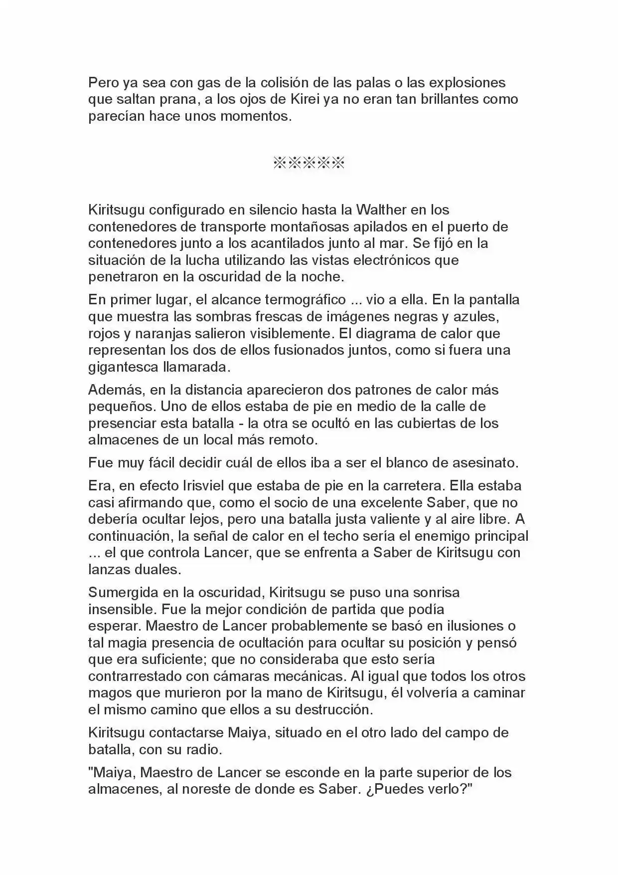 Fate Zero Novela capítulo 16, página 10