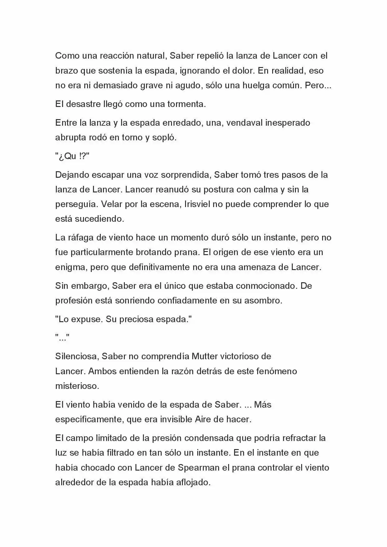 Fate Zero Novela capítulo 17, página 5