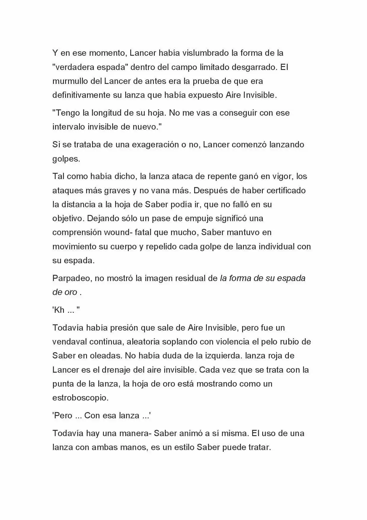Fate Zero Novela capítulo 17, página 6
