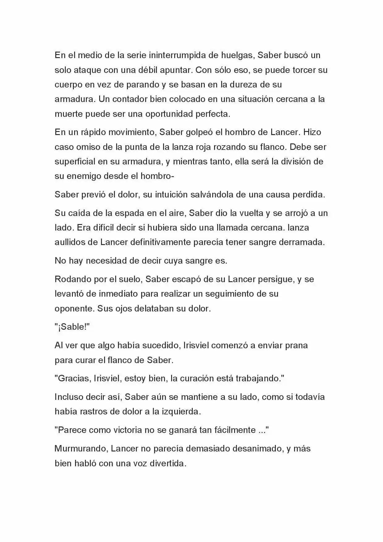 Fate Zero Novela capítulo 17, página 7